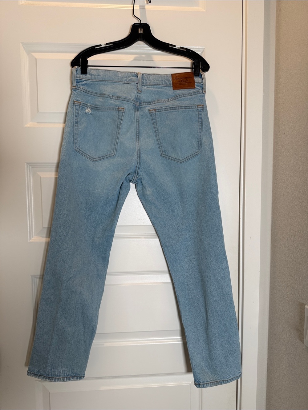 Abercrombie & Fitch Vintage Stretch Straight Jeans Size 32W 30L - Picture 9 of 10